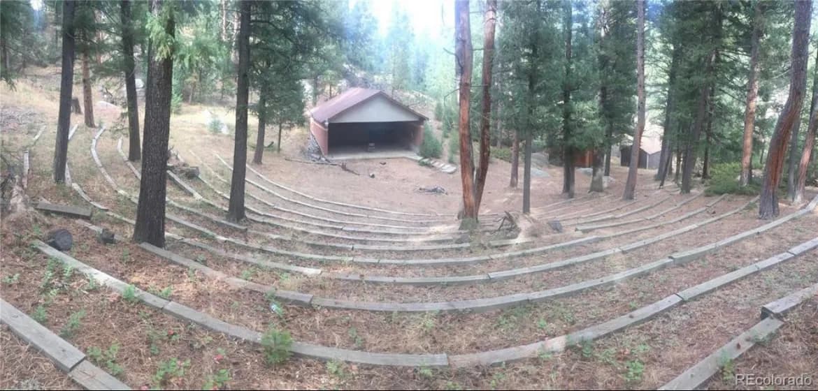 Open-air amphitheater where retreat cohorts gather for integration circles