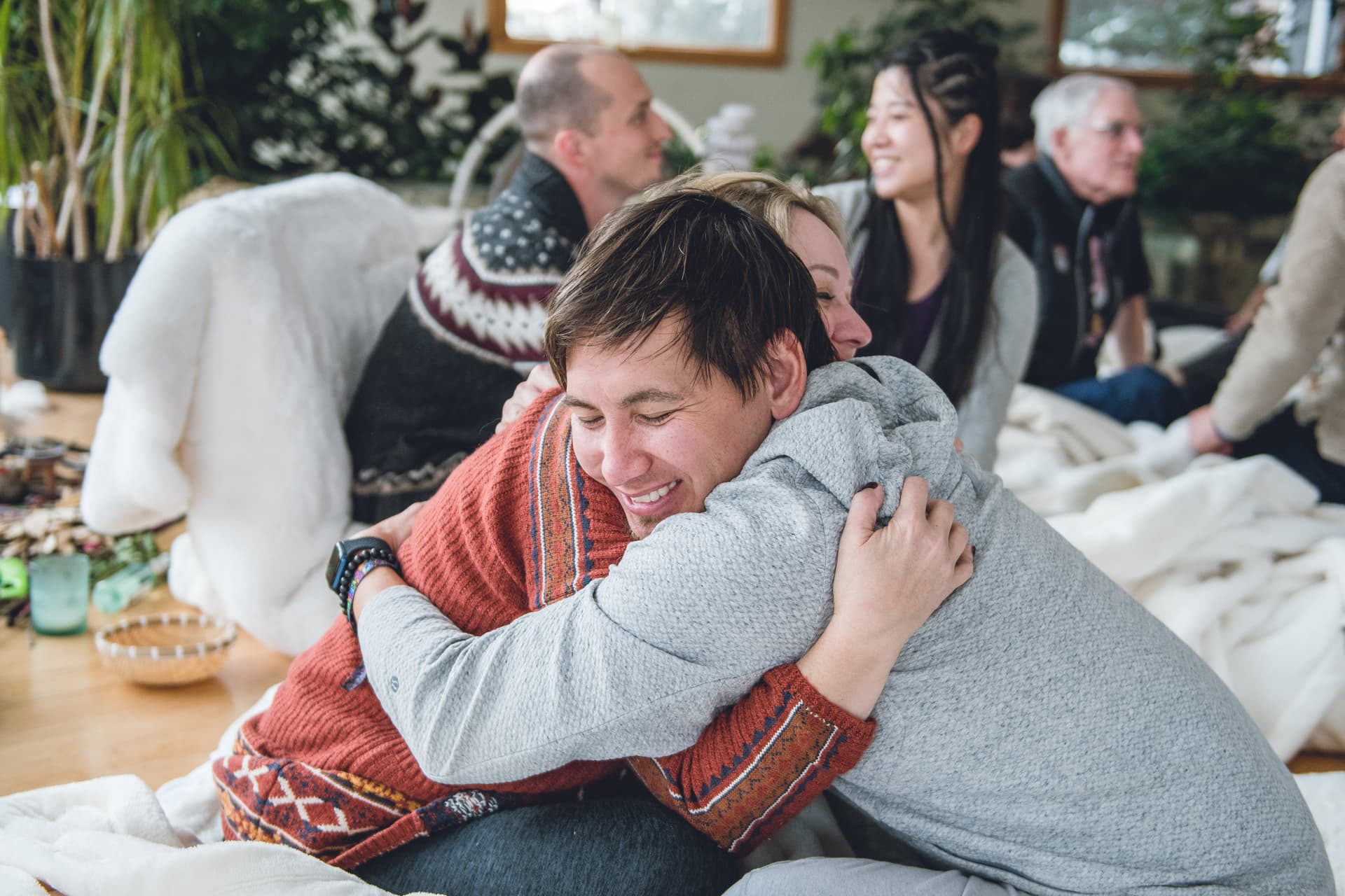 Tender held moment supporting Heal journey